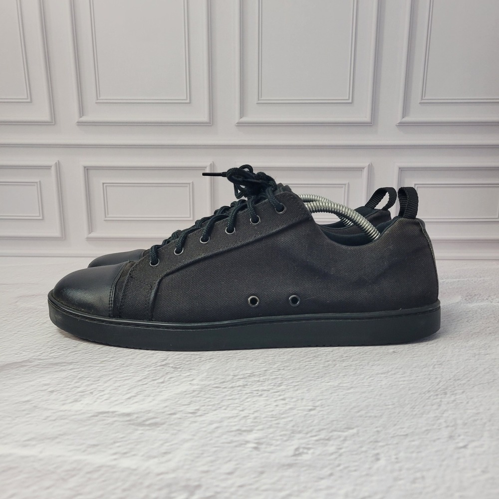 Woobies Mod 1 Mens Tactical‎ Shoes 12 Triple Black Canvas Lace Up Sneakers